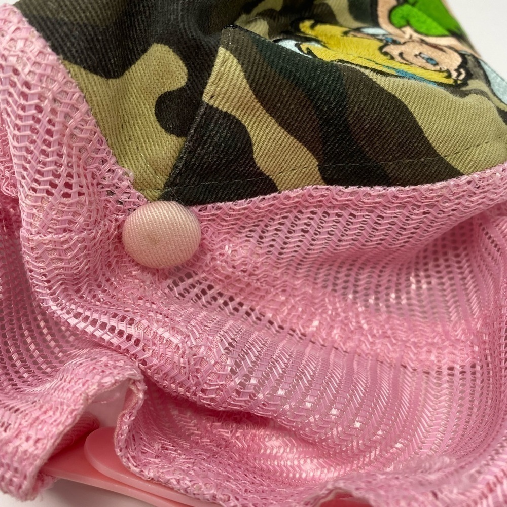 Women’s Tinkerbell Disney Pink Trucker Hat - Picture 5 of 10